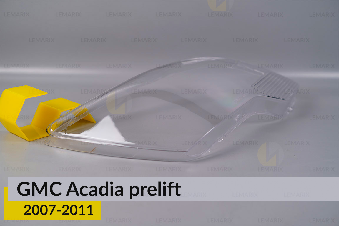 Скло фари GMC Acadia (2007-2011) дорест праве