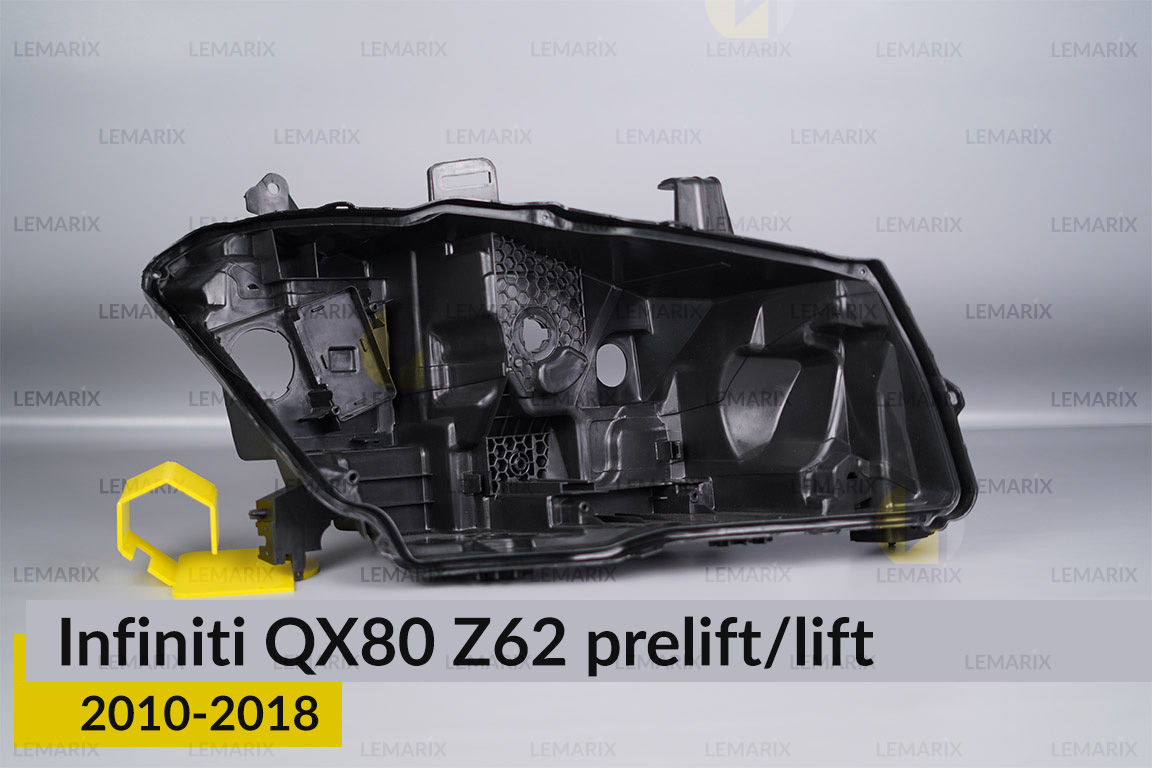 Корпус фары Infiniti QX80 Z62 (2010-2018) дорест/рест правый