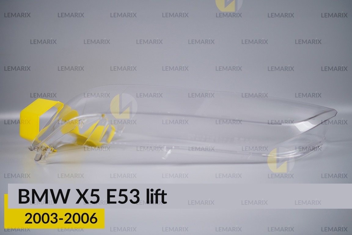 Скло фари BMW X5 E53 (2003-2006) рест ліве