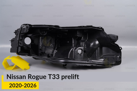 Корпус фари Nissan Rogue T33 (2020-2026) дорест правий