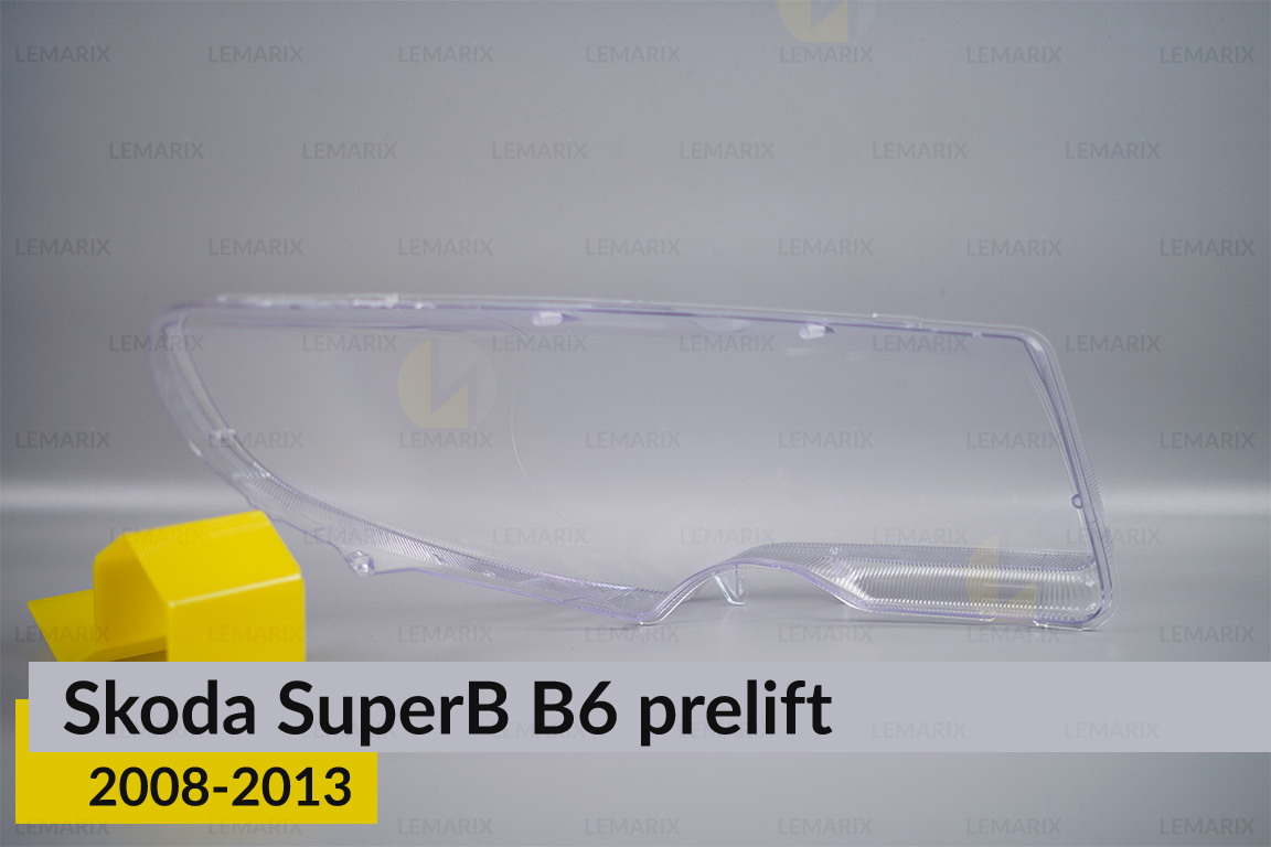 Скло фари Skoda SuperB B6 (2008-2013) дорест ліве
