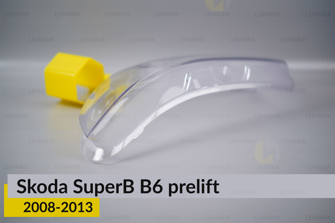 Скло фари Skoda SuperB B6 (2008-2013) дорест ліве