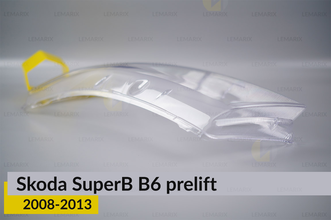 Скло фари Skoda SuperB B6 (2008-2013) дорест ліве