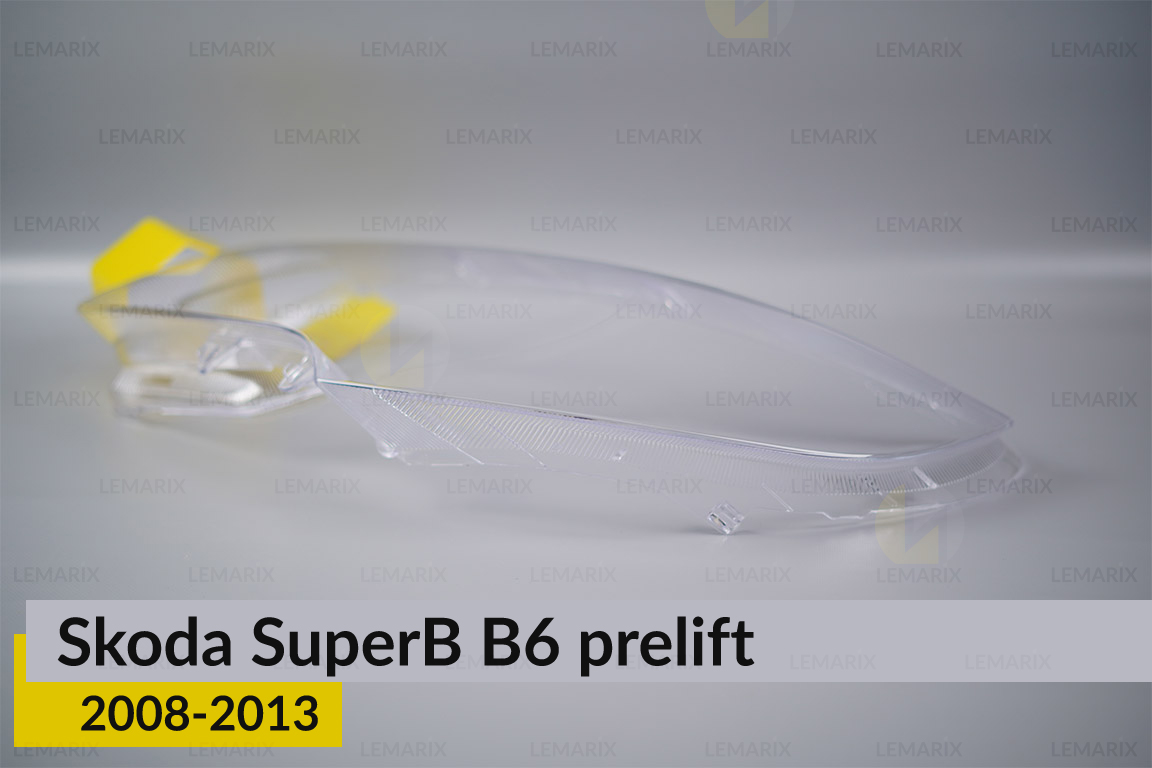 Скло фари Skoda SuperB B6 (2008-2013) дорест ліве