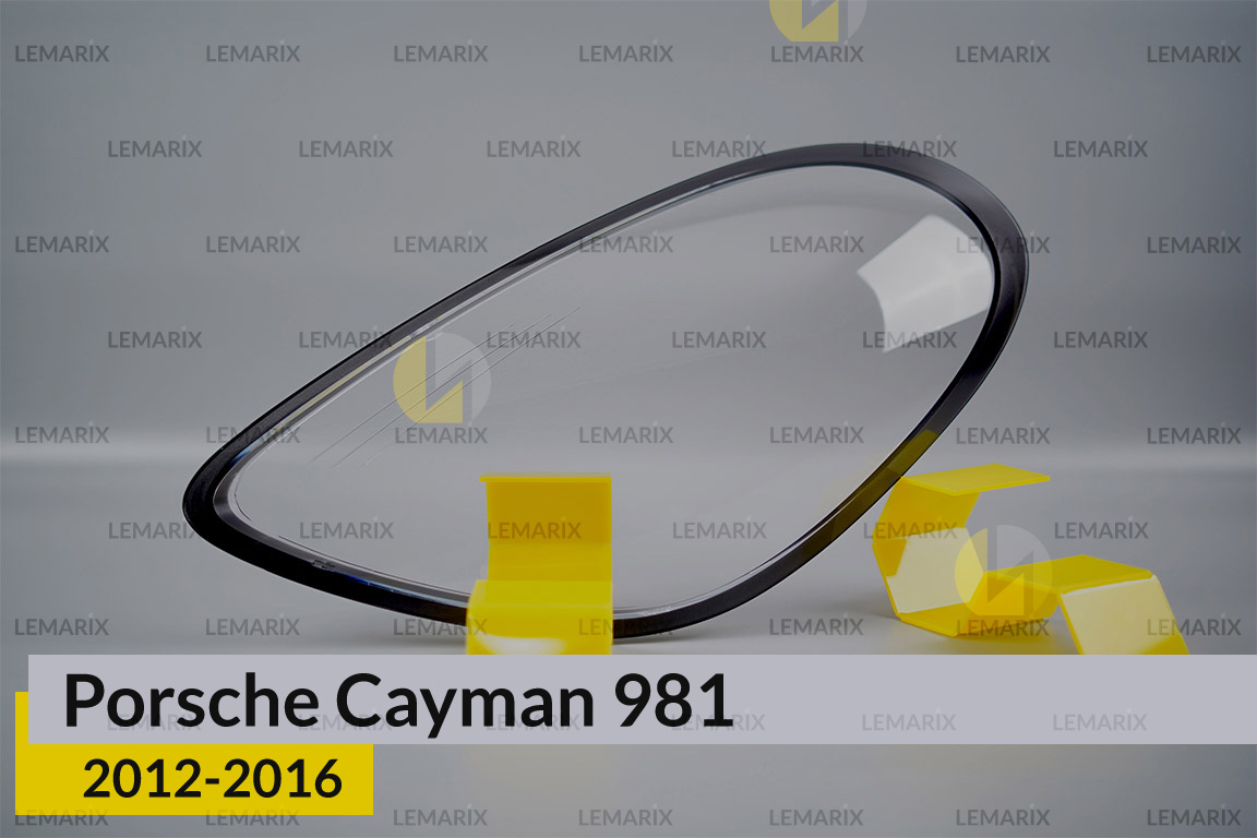 Скло фари Porsche Cayman 981 (2012-2016) ліве