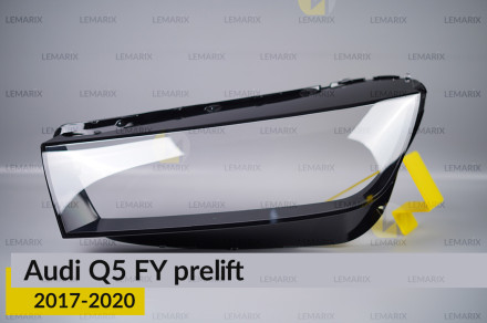 Скло фари Audi Q5 FY (2017-2020) дорест ліве