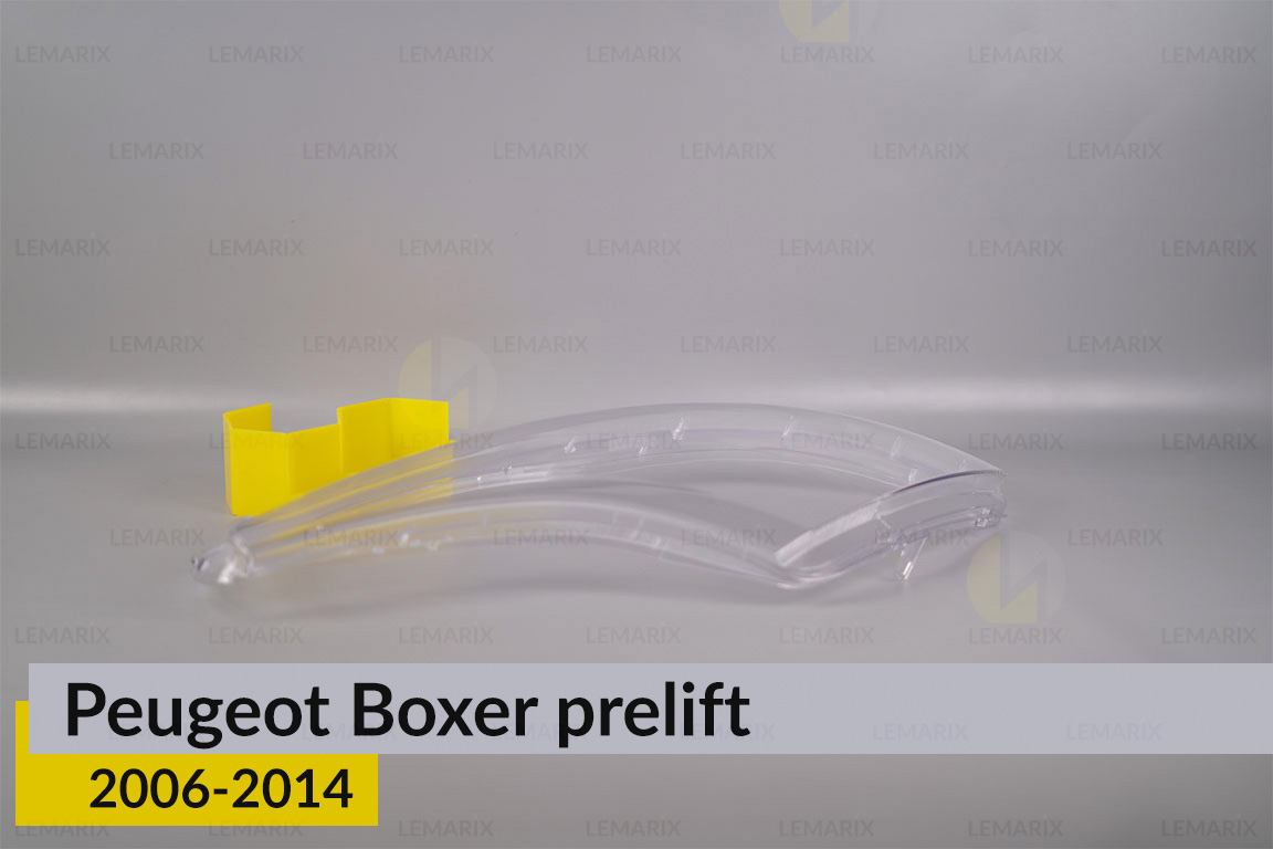 Стекло фары Peugeot Boxer (2006-2014) дорест левое