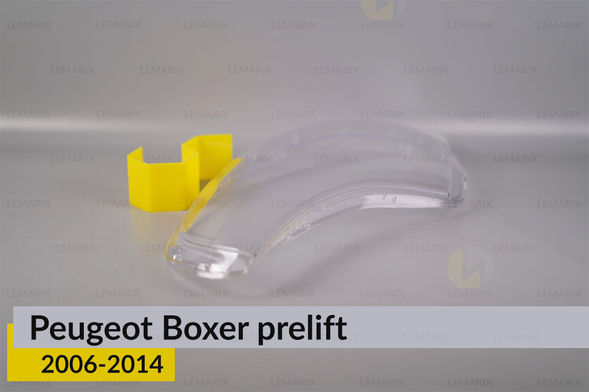 Стекло фары Peugeot Boxer (2006-2014) дорест левое