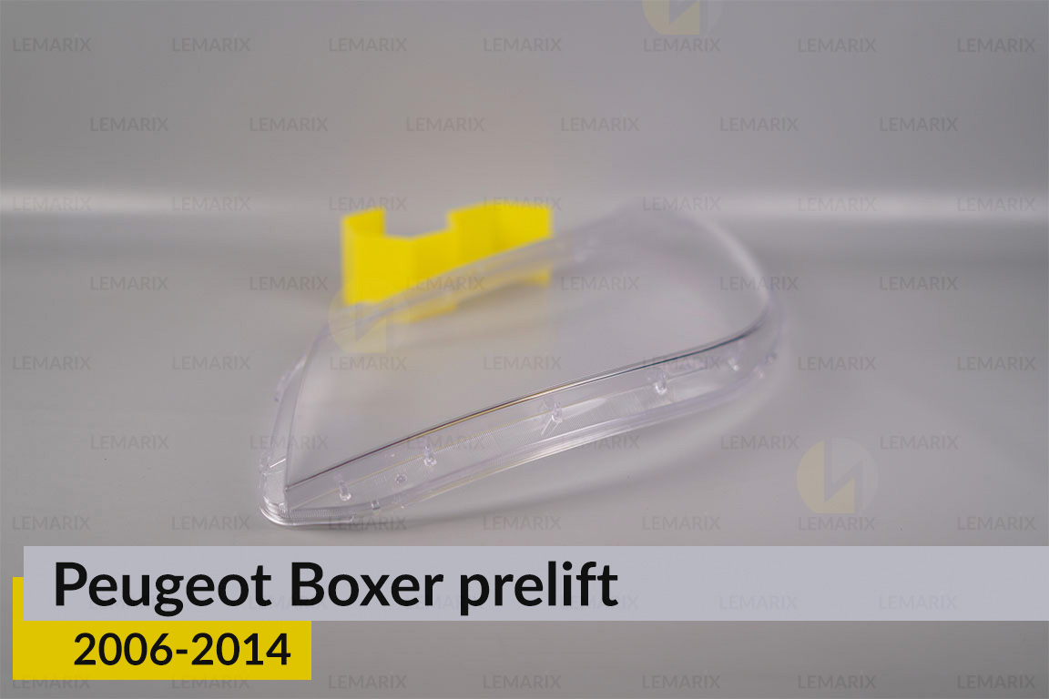 Стекло фары Peugeot Boxer (2006-2014) дорест левое