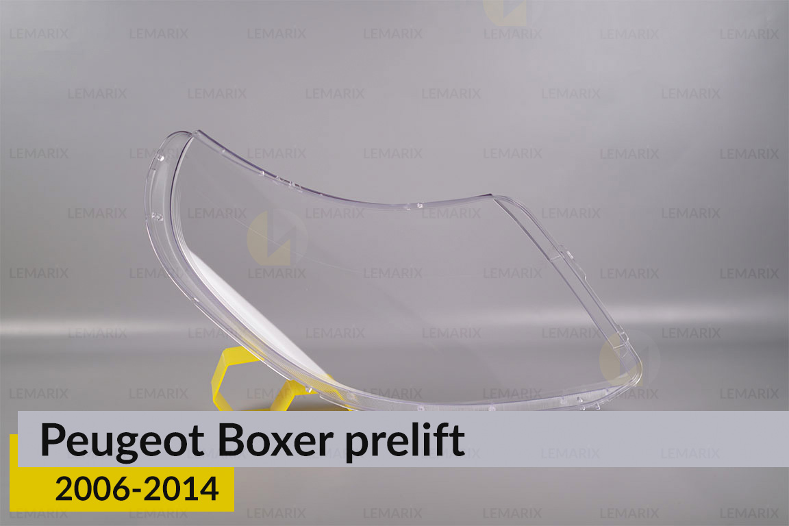Стекло фары Peugeot Boxer (2006-2014) дорест левое