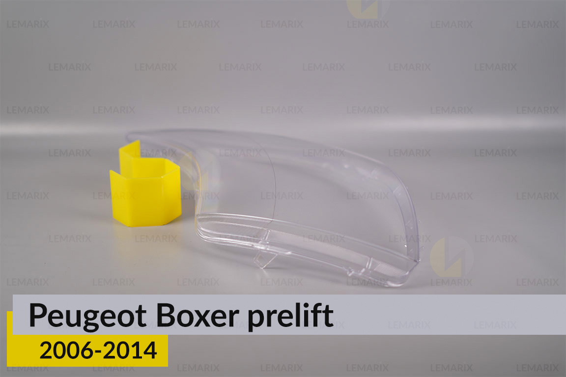 Стекло фары Peugeot Boxer (2006-2014) дорест левое