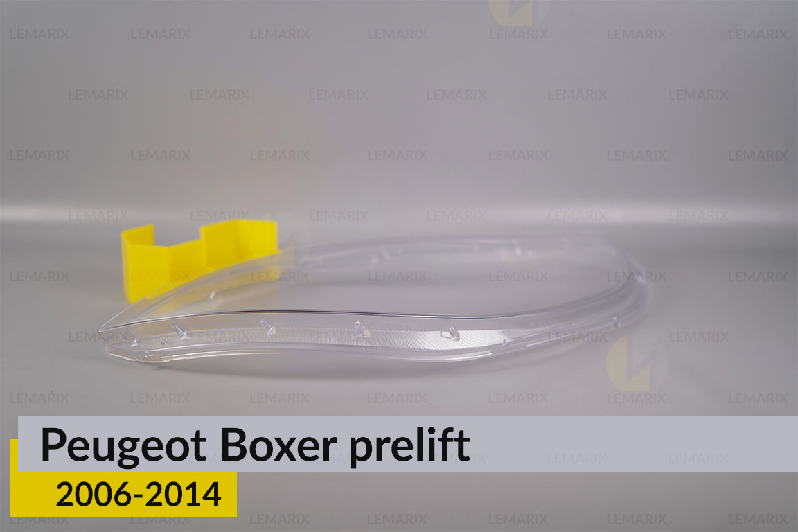 Стекло фары Peugeot Boxer (2006-2014) дорест левое