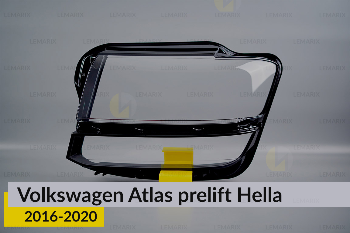 Стекло фары VW Volkswagen Atlas Hella (2016-2020) дорест левое