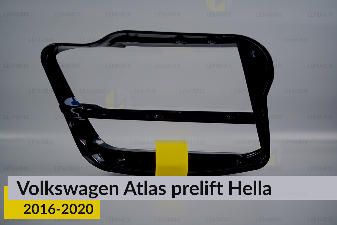 Стекло фары VW Volkswagen Atlas Hella (2016-2020) дорест левое