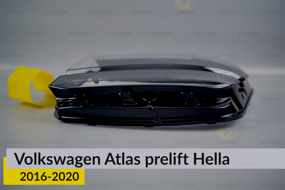 Стекло фары VW Volkswagen Atlas Hella (2016-2020) дорест левое