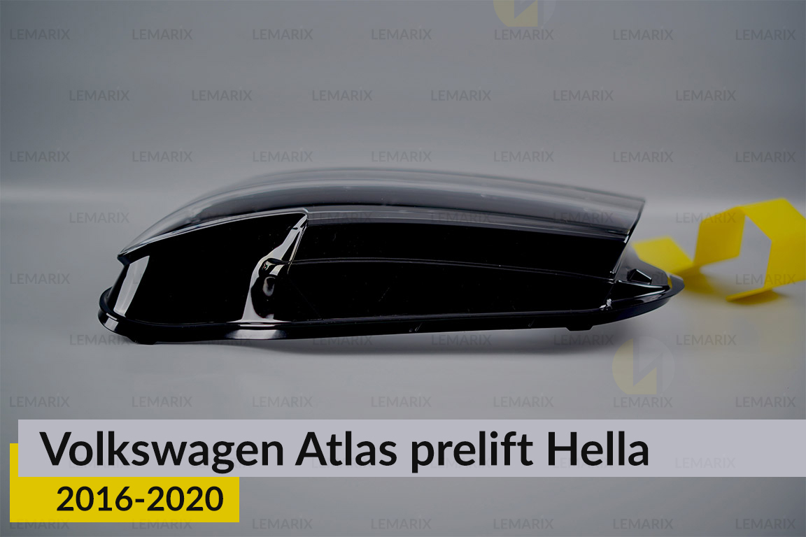 Стекло фары VW Volkswagen Atlas Hella (2016-2020) дорест левое