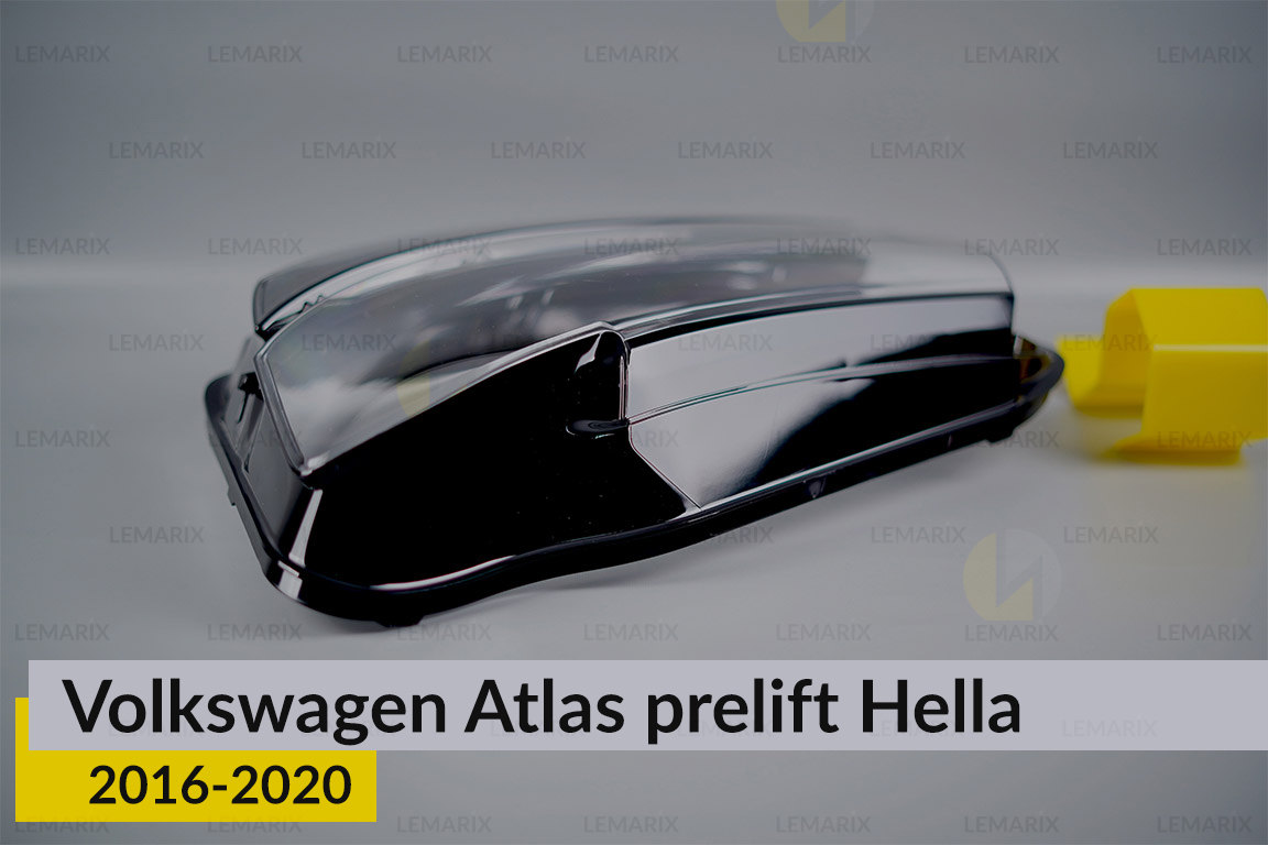 Стекло фары VW Volkswagen Atlas Hella (2016-2020) дорест левое