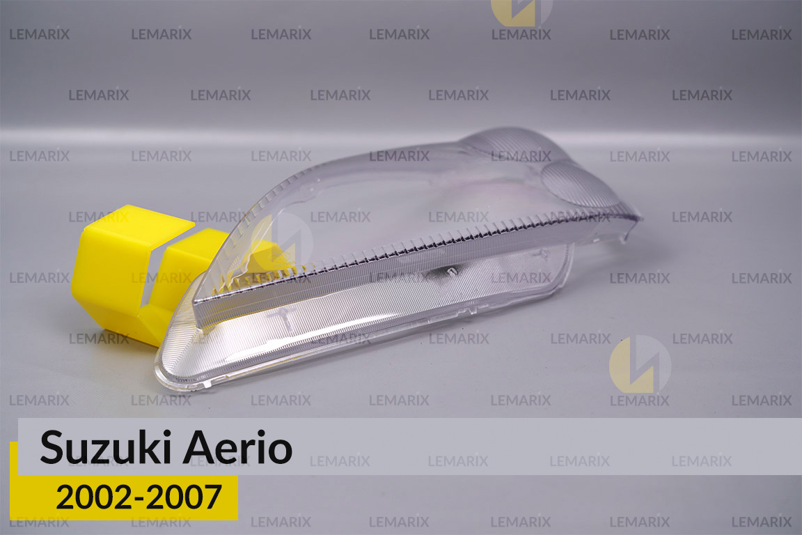 Стекло фары Suzuki Aerio (2002-2007) левое