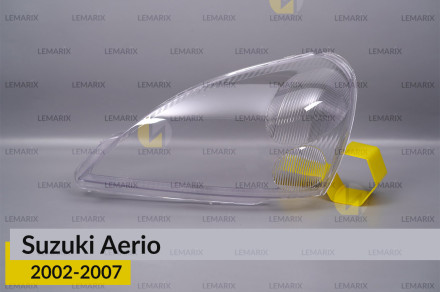 Стекло фары Suzuki Aerio (2002-2007) левое