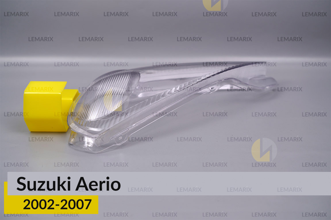 Стекло фары Suzuki Aerio (2002-2007) левое
