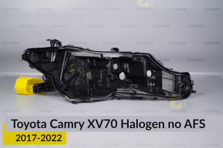 Корпус фари Toyota Camry XV70 Halogen no AFS (2017-2022) правий