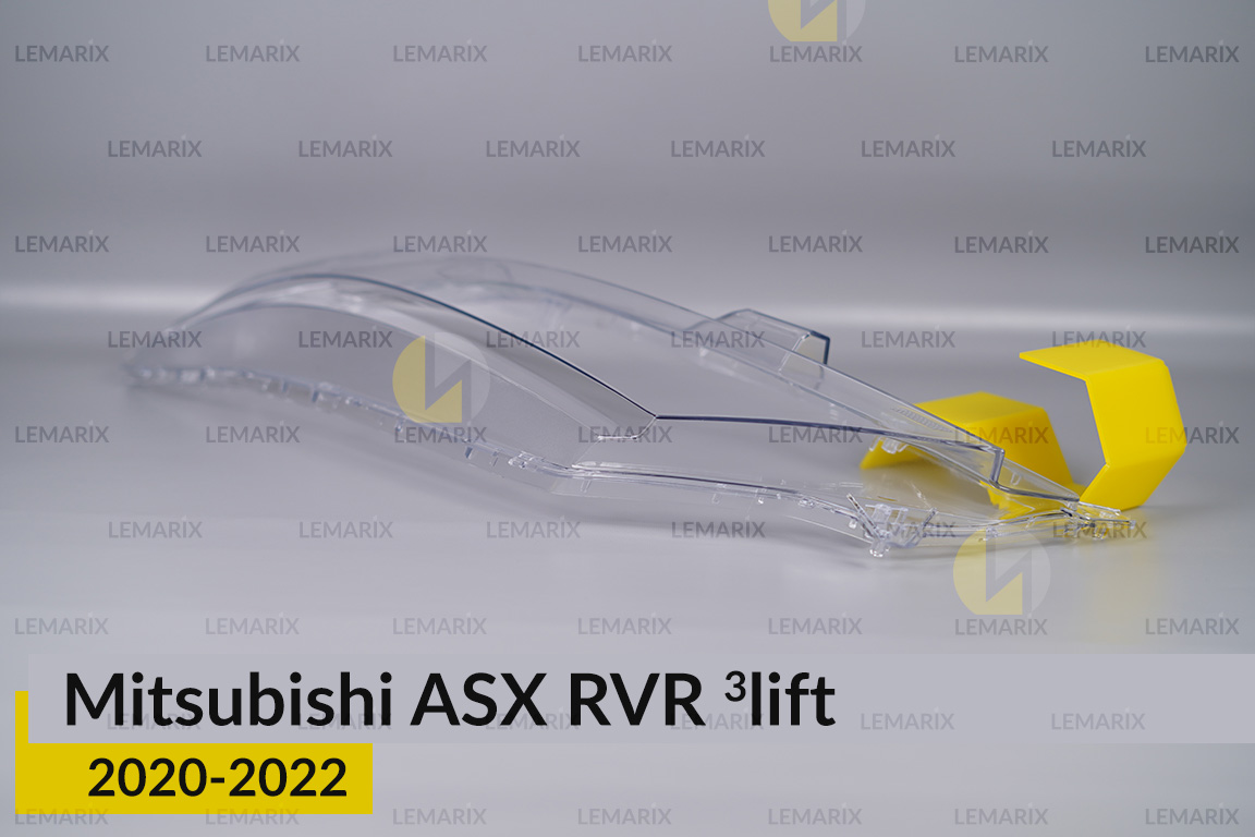 Скло фари Mitsubishi ASX RVR (2020-2022) 3 рест ліве