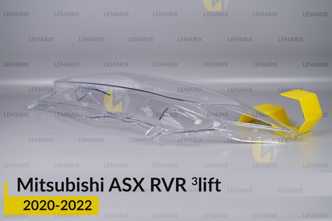 Скло фари Mitsubishi ASX RVR (2020-2022) 3 рест ліве