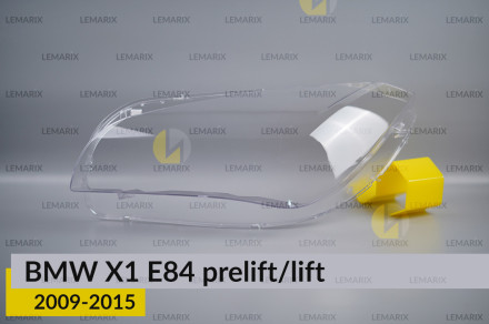 Стекло фары BMW X1 E84 (2009-2015) дорест/рест левое
