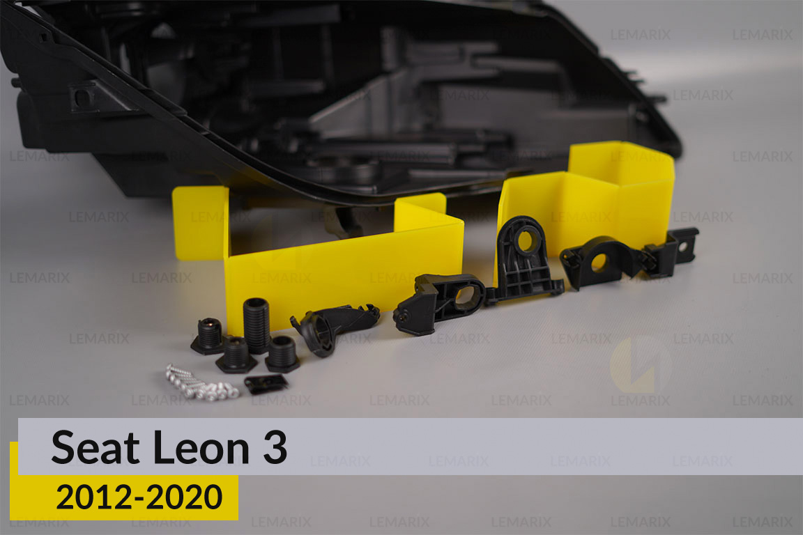 Ремкомплект крепления корпуса фар Seat Leon 3 (2012-2020) правый – 5 ед.