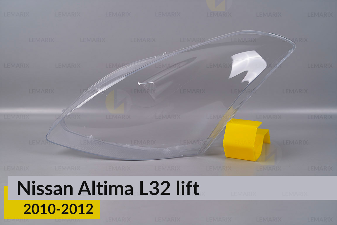 Стекло фары Nissan Altima L32 Sedan (2010-2012) рест левое