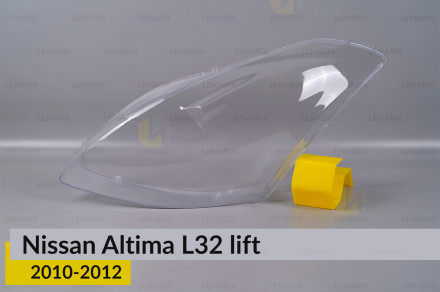 Стекло фары Nissan Altima L32 Sedan (2010-2012) рест левое
