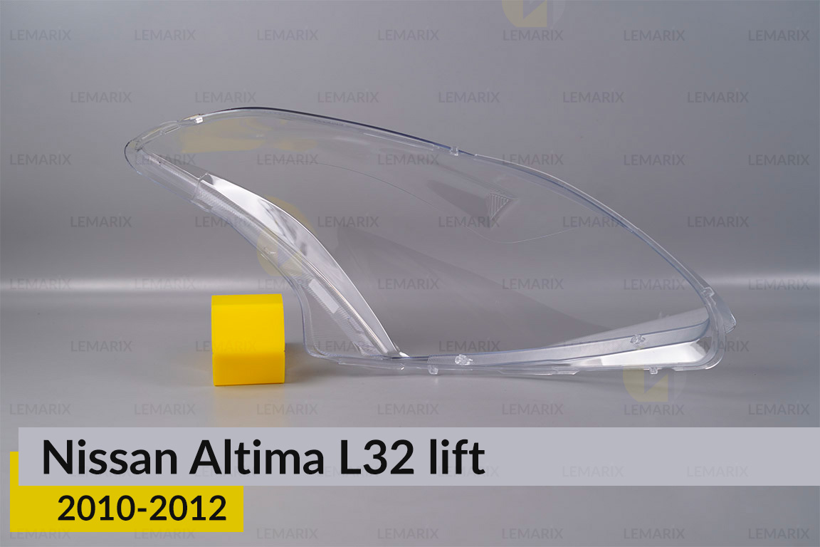 Стекло фары Nissan Altima L32 Sedan (2010-2012) рест левое