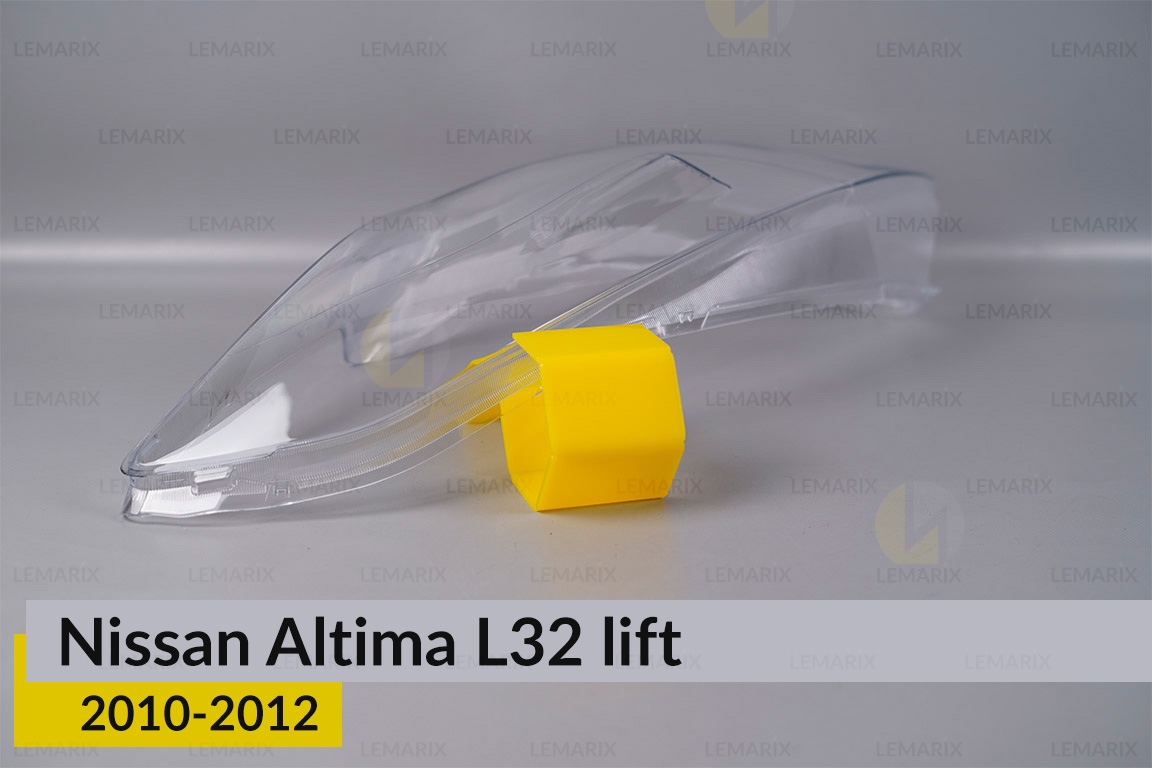 Стекло фары Nissan Altima L32 Sedan (2010-2012) рест левое