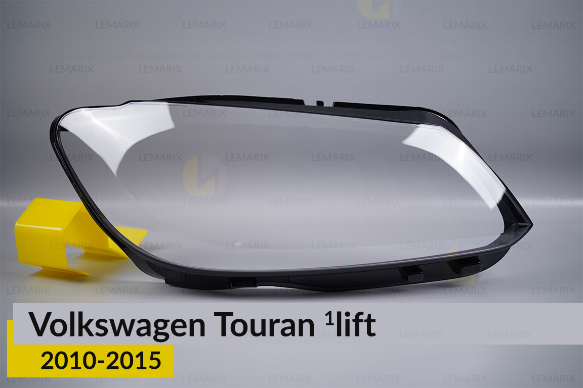 Скло фари VW Volkswagen Touran (2010-2015) 1 рест праве