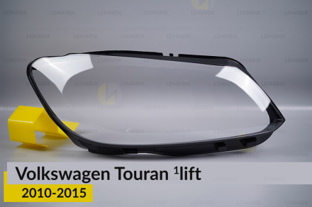 Скло фари VW Volkswagen Touran (2010-2015) 1 рест праве