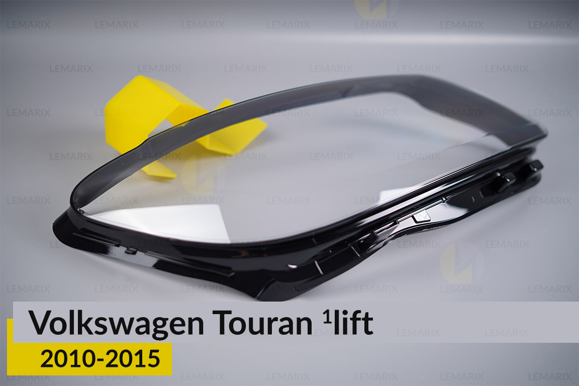 Скло фари VW Volkswagen Touran (2010-2015) 1 рест праве