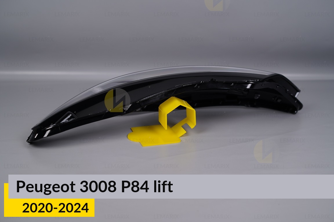 Стекло фары Peugeot 3008 P84 (2020-2024) рест левое