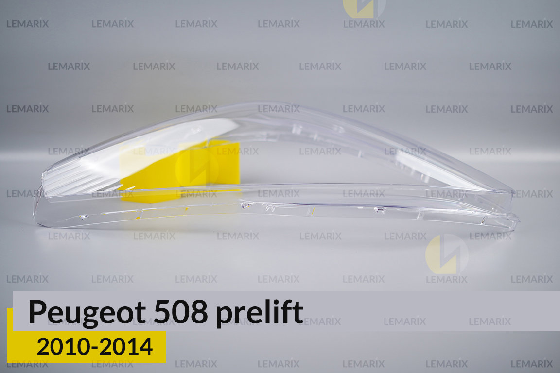 Стекло фары Peugeot 508 (2010-2014) дорест левое