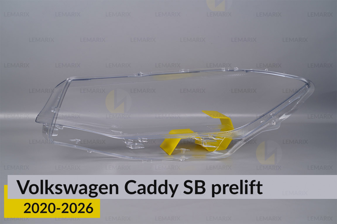 Скло фари VW Volkswagen Caddy SB (2020-2025) дорест праве