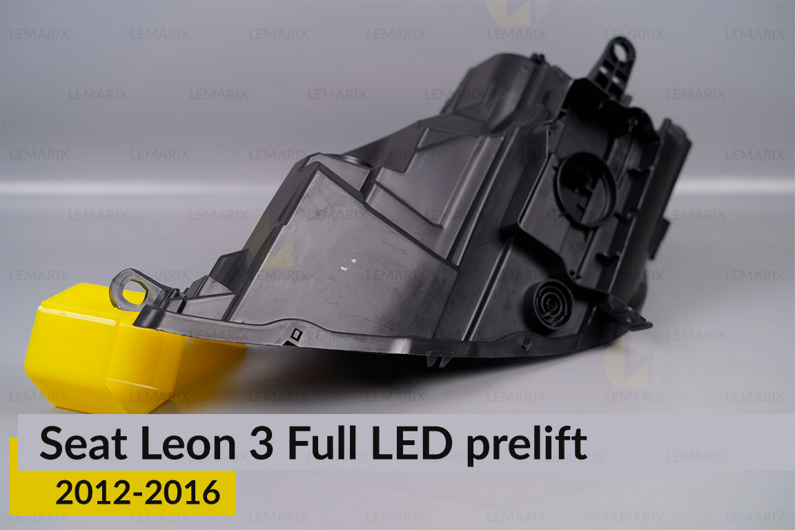 Корпус фары Seat Leon 3 Full LED (2012-2016) дорест правый