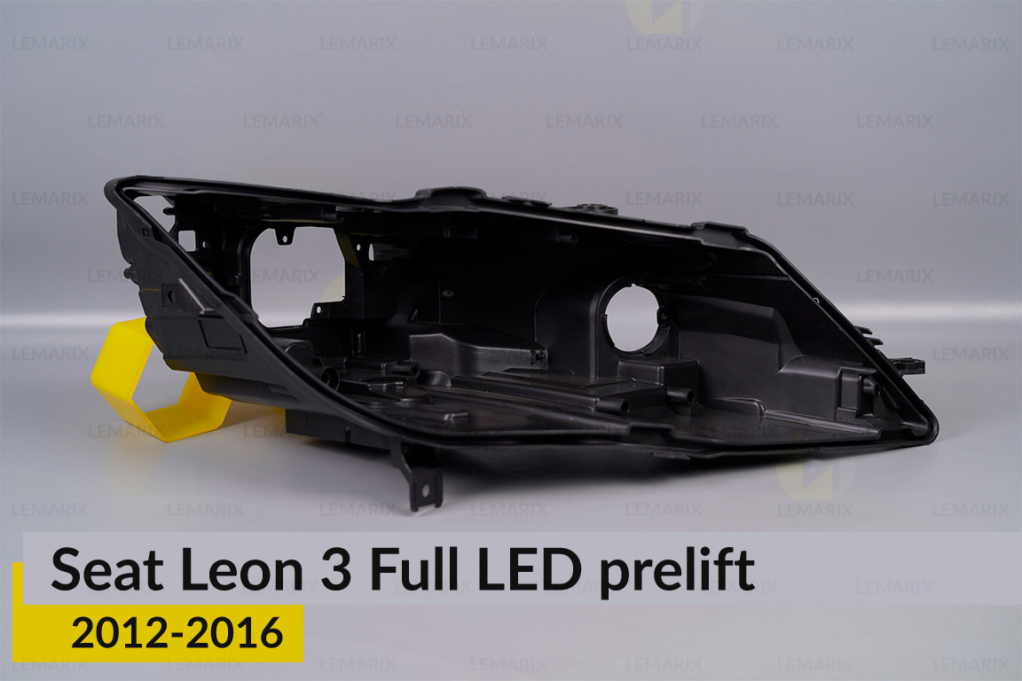 Корпус фары Seat Leon 3 Full LED (2012-2016) дорест правый
