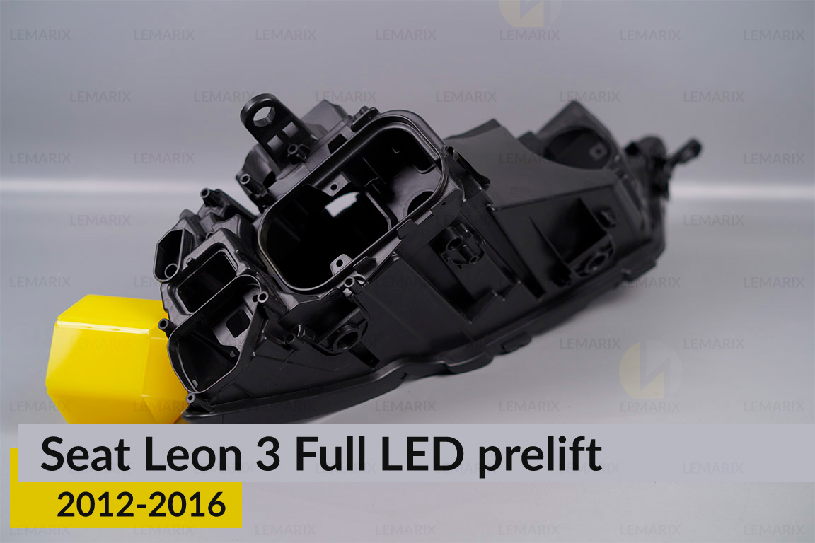 Корпус фары Seat Leon 3 Full LED (2012-2016) дорест правый