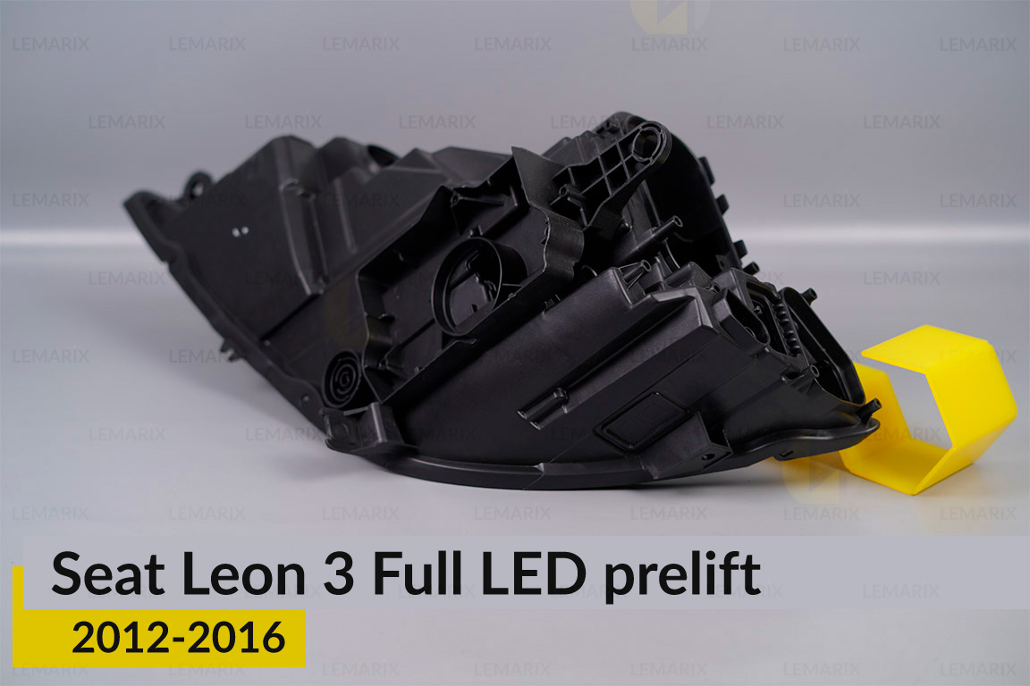 Корпус фары Seat Leon 3 Full LED (2012-2016) дорест правый