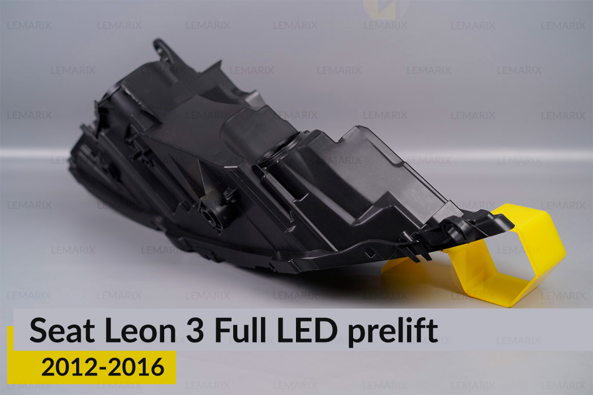 Корпус фары Seat Leon 3 Full LED (2012-2016) дорест правый