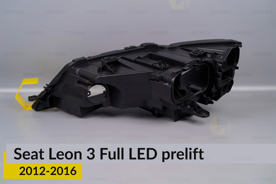 Корпус фары Seat Leon 3 Full LED (2012-2016) дорест правый