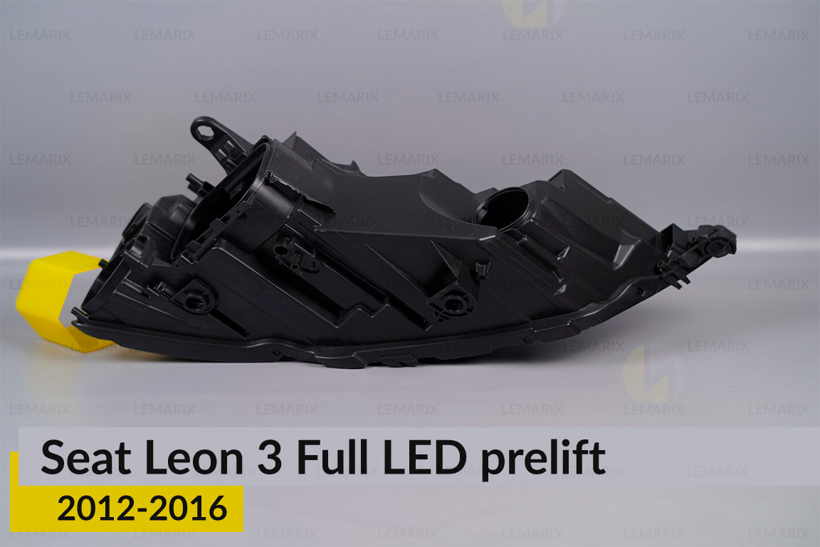 Корпус фары Seat Leon 3 Full LED (2012-2016) дорест правый