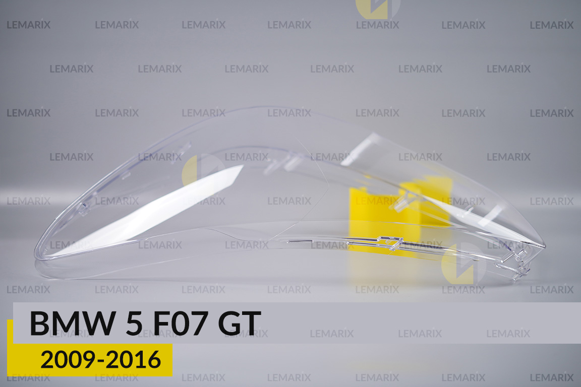 Стекло фары BMW 5 F07 GT Xenon (2009-2016) дорест/рест левое