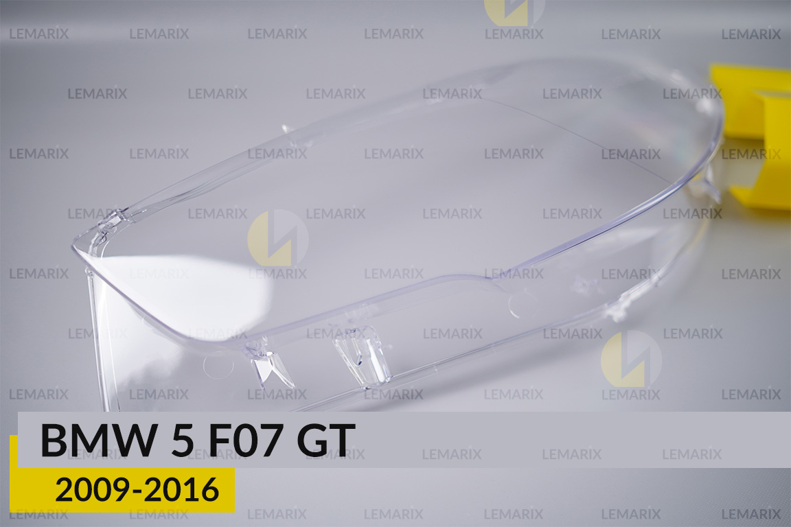 Стекло фары BMW 5 F07 GT Xenon (2009-2016) дорест/рест левое