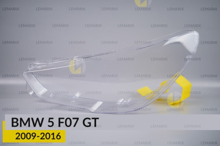 Скло фари BMW 5 F07 GT Xenon (2009-2016) дорест/рест ліве