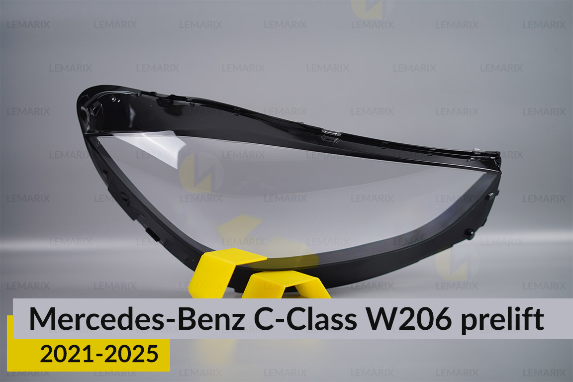Скло фари Mercedes-Benz C-Class W206 (2021-2026) дорест праве
